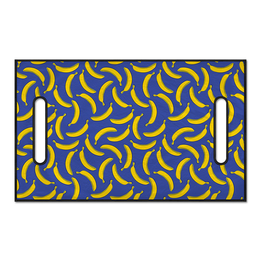 Blue And Yellow Banana Pattern Print Golf Cart Seat Cover