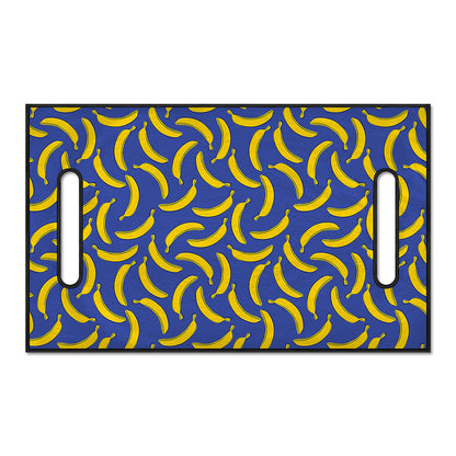 Blue And Yellow Banana Pattern Print Golf Cart Seat Cover