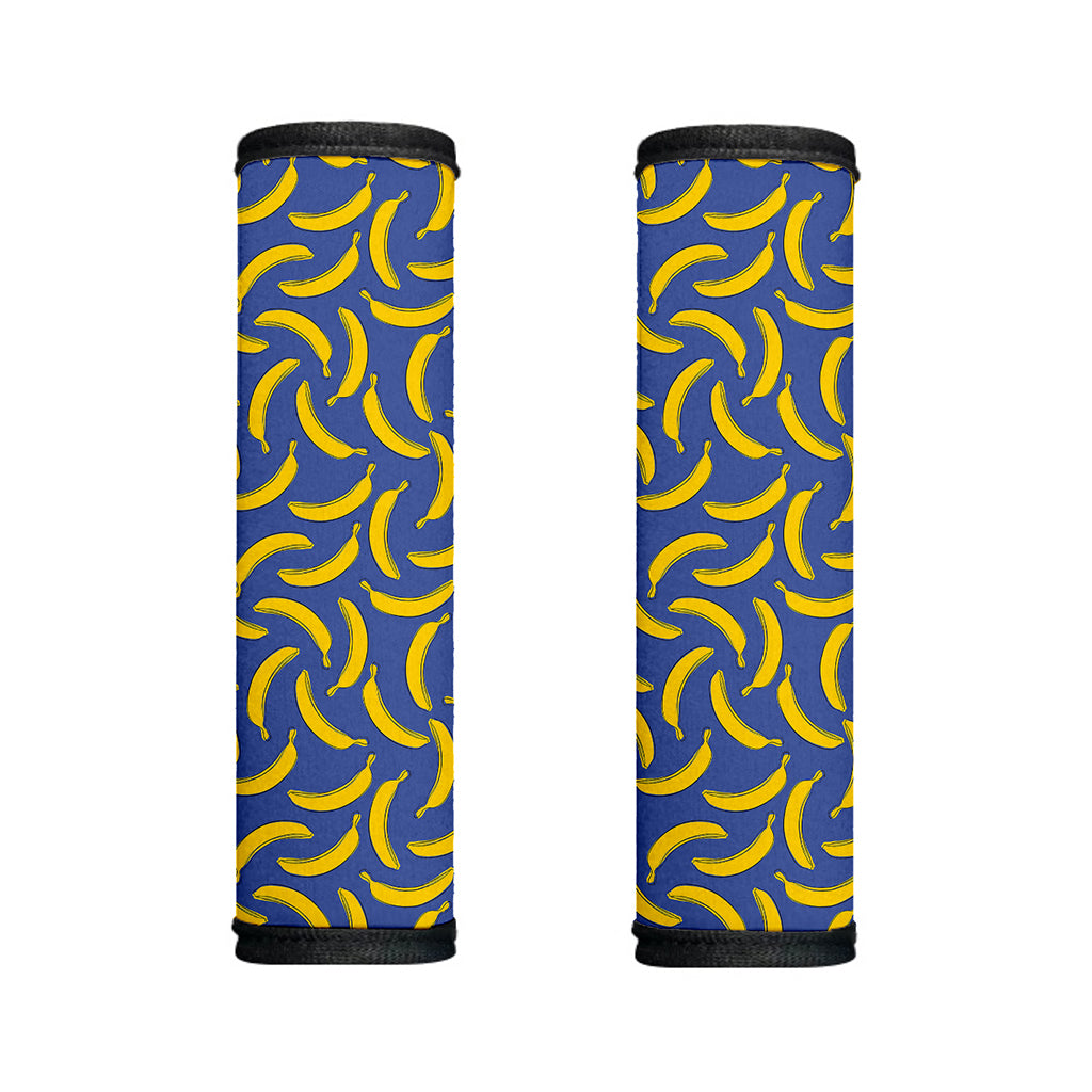 Blue And Yellow Banana Pattern Print Handle Covers