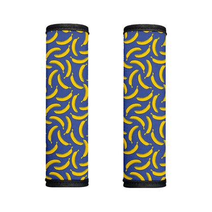 Blue And Yellow Banana Pattern Print Handle Covers