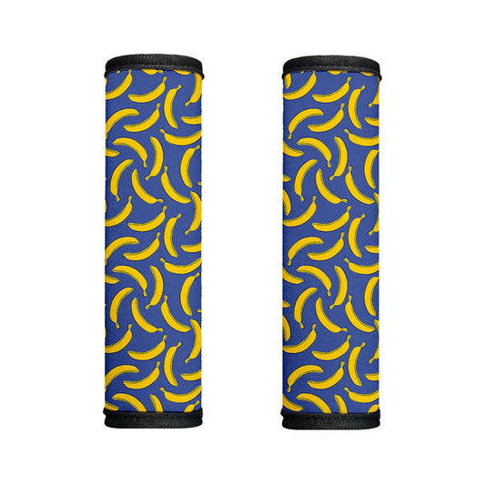 Blue And Yellow Banana Pattern Print Handle Covers