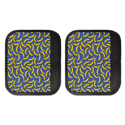 Blue And Yellow Banana Pattern Print Handle Covers