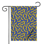 Blue And Yellow Banana Pattern Print House Flag