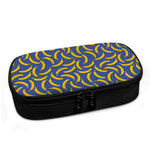 Blue And Yellow Banana Pattern Print Insulin Cooler Travel Case