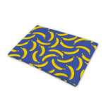 Blue And Yellow Banana Pattern Print Pet Cooling Mat Cover