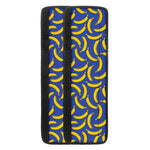 Blue And Yellow Banana Pattern Print Refrigerator Handle Covers