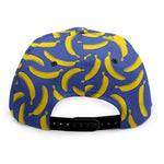 Blue And Yellow Banana Pattern Print Snapback Cap