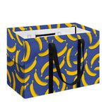 Blue And Yellow Banana Pattern Print Utility Tote Bag