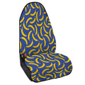 Blue And Yellow Banana Pattern Print Waterproof Car Seat Cover