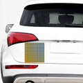 Blue And Yellow Buffalo Check Print Car Sticker