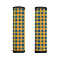 Blue And Yellow Buffalo Check Print Handle Covers