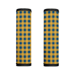 Blue And Yellow Buffalo Check Print Handle Covers