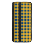 Blue And Yellow Buffalo Check Print Refrigerator Handle Covers