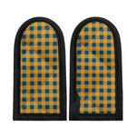 Blue And Yellow Buffalo Check Print Skillet Handle Cover