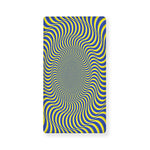 Blue And Yellow Illusory Motion Print Baby Crib Sheet