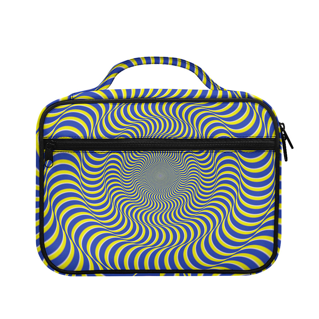Blue And Yellow Illusory Motion Print Briefcase Bible Bag