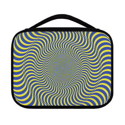 Blue And Yellow Illusory Motion Print Classic Bible Case