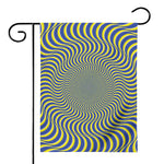 Blue And Yellow Illusory Motion Print House Flag