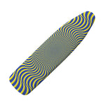 Blue And Yellow Illusory Motion Print Ironing Board Cover