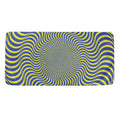 Blue And Yellow Illusory Motion Print Towel