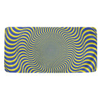 Blue And Yellow Illusory Motion Print Towel