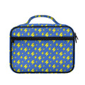 Blue And Yellow Lightning Pattern Print Briefcase Bible Bag