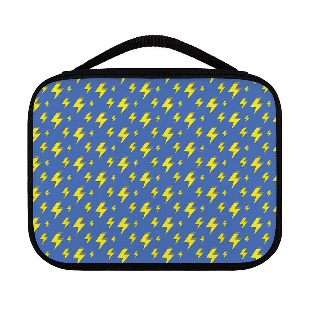 Blue And Yellow Lightning Pattern Print Classic Bible Case