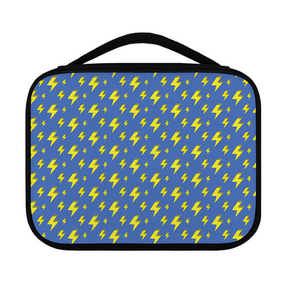 Blue And Yellow Lightning Pattern Print Classic Bible Case