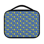 Blue And Yellow Lightning Pattern Print Classic Bible Case