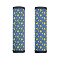 Blue And Yellow Lightning Pattern Print Handle Covers