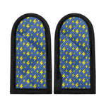Blue And Yellow Lightning Pattern Print Skillet Handle Cover