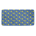 Blue And Yellow Lightning Pattern Print Towel