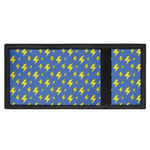 Blue And Yellow Lightning Pattern Print Trifold Wallet