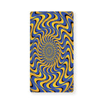 Blue And Yellow Motion Illusion Print Baby Crib Sheet