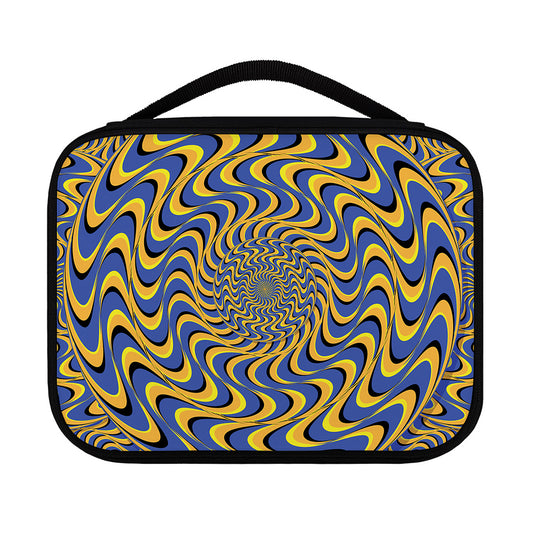 Blue And Yellow Motion Illusion Print Classic Bible Case