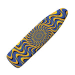 Blue And Yellow Motion Illusion Print Ironing Board Cover