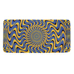 Blue And Yellow Motion Illusion Print Towel