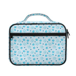Blue Animal Paw Pattern Print Briefcase Bible Bag