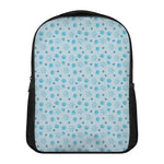 Blue Animal Paw Pattern Print Casual Backpack