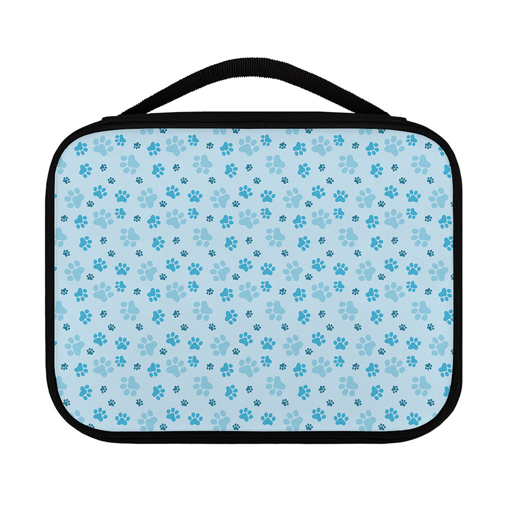 Blue Animal Paw Pattern Print Classic Bible Case