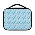 Blue Animal Paw Pattern Print Classic Bible Case
