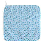 Blue Animal Paw Pattern Print Hand Towel