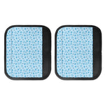 Blue Animal Paw Pattern Print Handle Covers