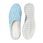 Blue Animal Paw Pattern Print Mesh Casual Shoes