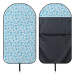 Blue Animal Paw Pattern Print Waterproof Car Seat Cover