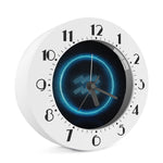 Blue Aquarius Zodiac Sign Print Alarm Clock