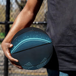 Blue Aquarius Zodiac Sign Print Basketball