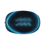 Blue Aquarius Zodiac Sign Print Car Side Mirror Covers