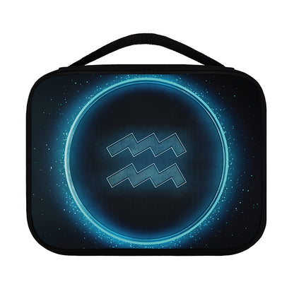Blue Aquarius Zodiac Sign Print Classic Bible Case
