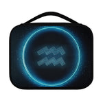 Blue Aquarius Zodiac Sign Print Classic Bible Case